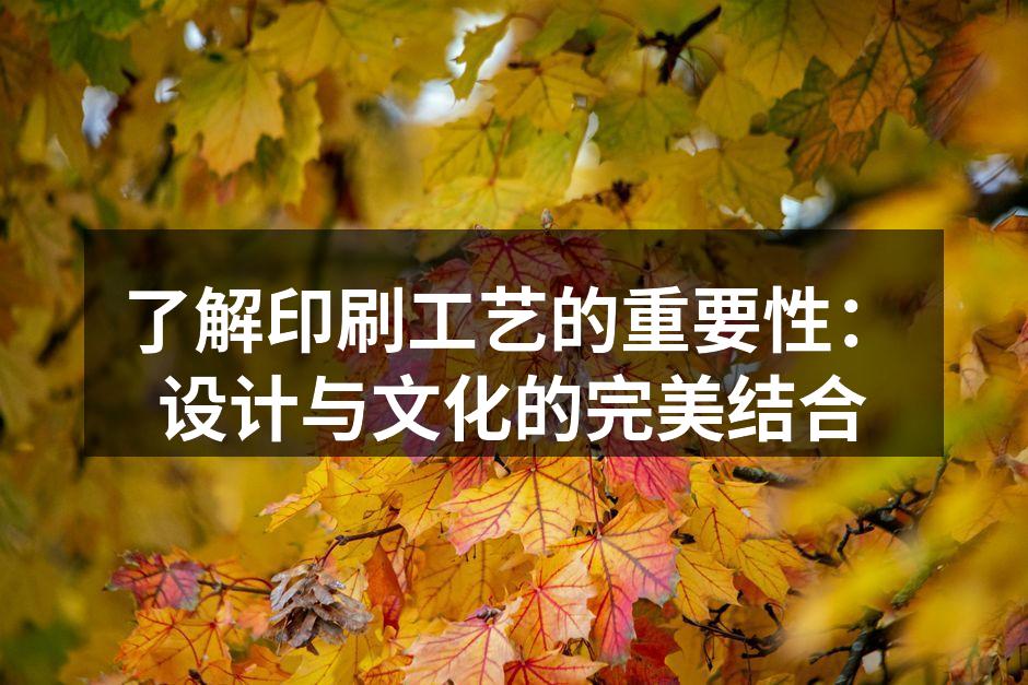 印刷工艺展示